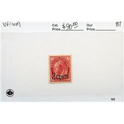 Canada Mint #87 VF (NH).