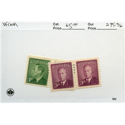 Canada Mint lots, includes 2 #295 & 2 #296 in VF (NH) condition.