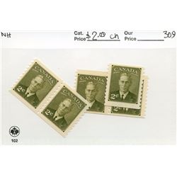 Canada Mint lots; includes 5 #309 in F-VF (NH) condition.