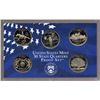 Image 1 : United States; 1999S coins set of five 25¢ states quartes, all uncirculated.