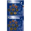 Image 2 : European Union; 2002 twelve coins set 1¢ to 2 euro, come in a official lighthouse book, all uncircul