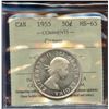 Image 1 : 1955 50¢, ICCS MS-65 Cameo.