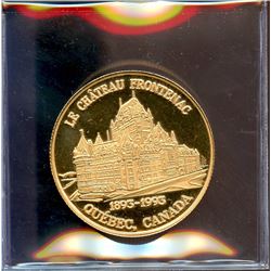 Medal; Société numismatique de Québec, le Château Frontenac, 1893-1993.