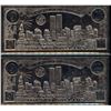 Image 2 : Republic of Liberia; 4X 2008 $20 fine silver notes 7th anniversary of the 9/11 tragedy commemorative