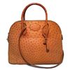 Image 1 : Hermes Tan Ostrich Bolide Handbag