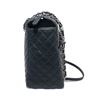 Image 3 : Authentic Chanel Quilted Green Lambskin Shoulder Shopping Tote