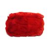 Image 5 : Chanel Red Rabbit Fur Classic Flap Bag- Limited Edition