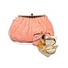 Image 1 : Judith Leiber Pink Ostrich Clutch