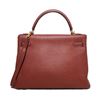 Image 5 : Hermes Ruby Rouge Garance 32cm Togo Leather Kelly Bag