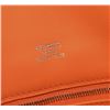 Image 7 : Hermes Orange Suede and Swift Leather Berline Bag-RARE