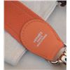 Image 9 : Hermes Orange Suede and Swift Leather Berline Bag-RARE