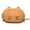 Image 4 : Chanel Tan Wicker Rattan Basket Shoulder Bag