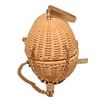 Image 8 : Chanel Tan Wicker Rattan Basket Shoulder Bag