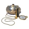 Image 3 : Judith Leiber Swarovski Crystal Gold Egg Minaudiere