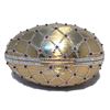 Image 4 : Judith Leiber Swarovski Crystal Gold Egg Minaudiere