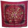 Image 1 : Hermes Silk Aux Pays des Epices Silk Scarf in Pink