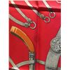 Image 6 : Hermes Vintage Red Gaucho Silk Scarf c1970s