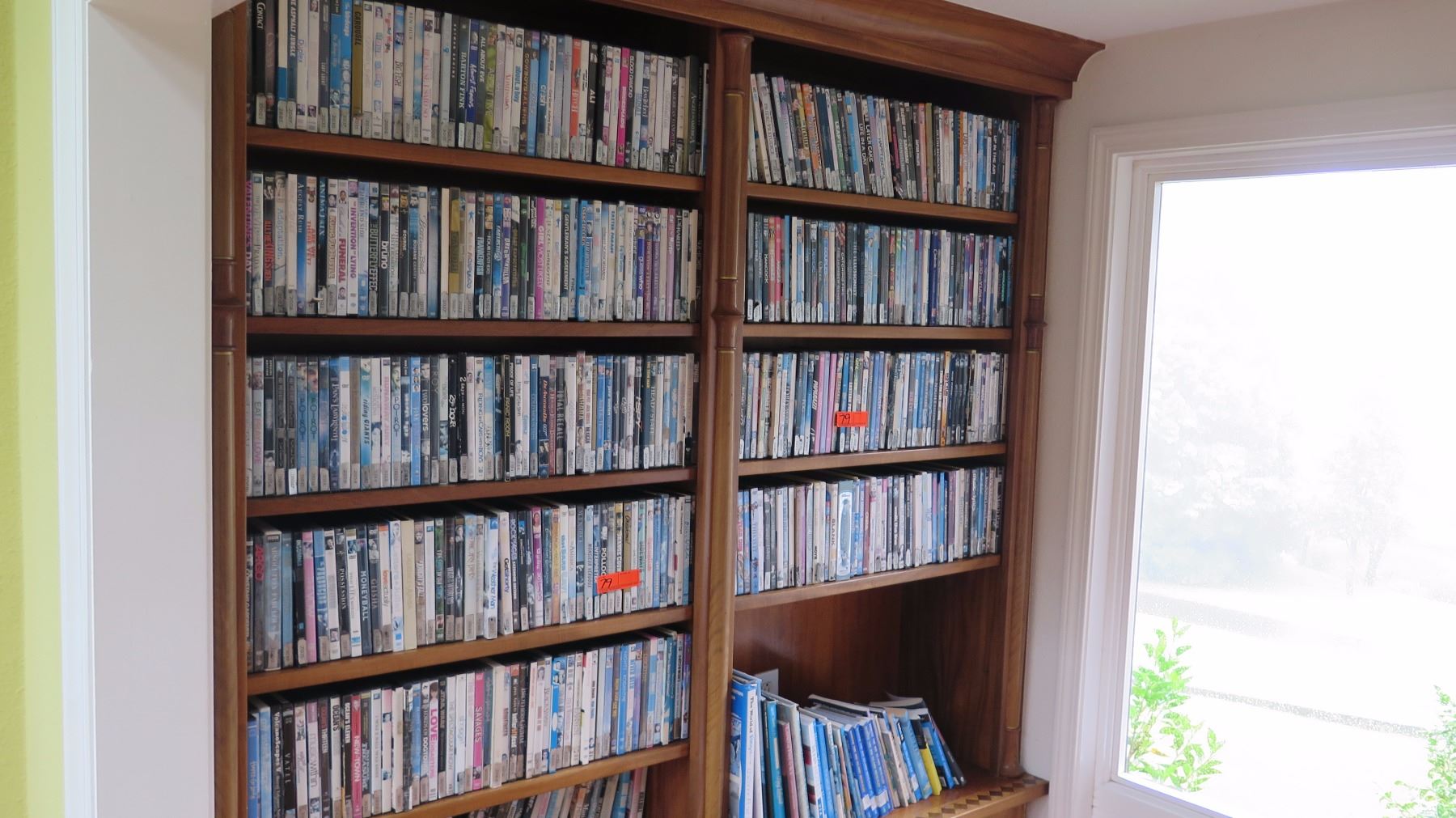 Huge Collection of DVD Movies - In Movie Library