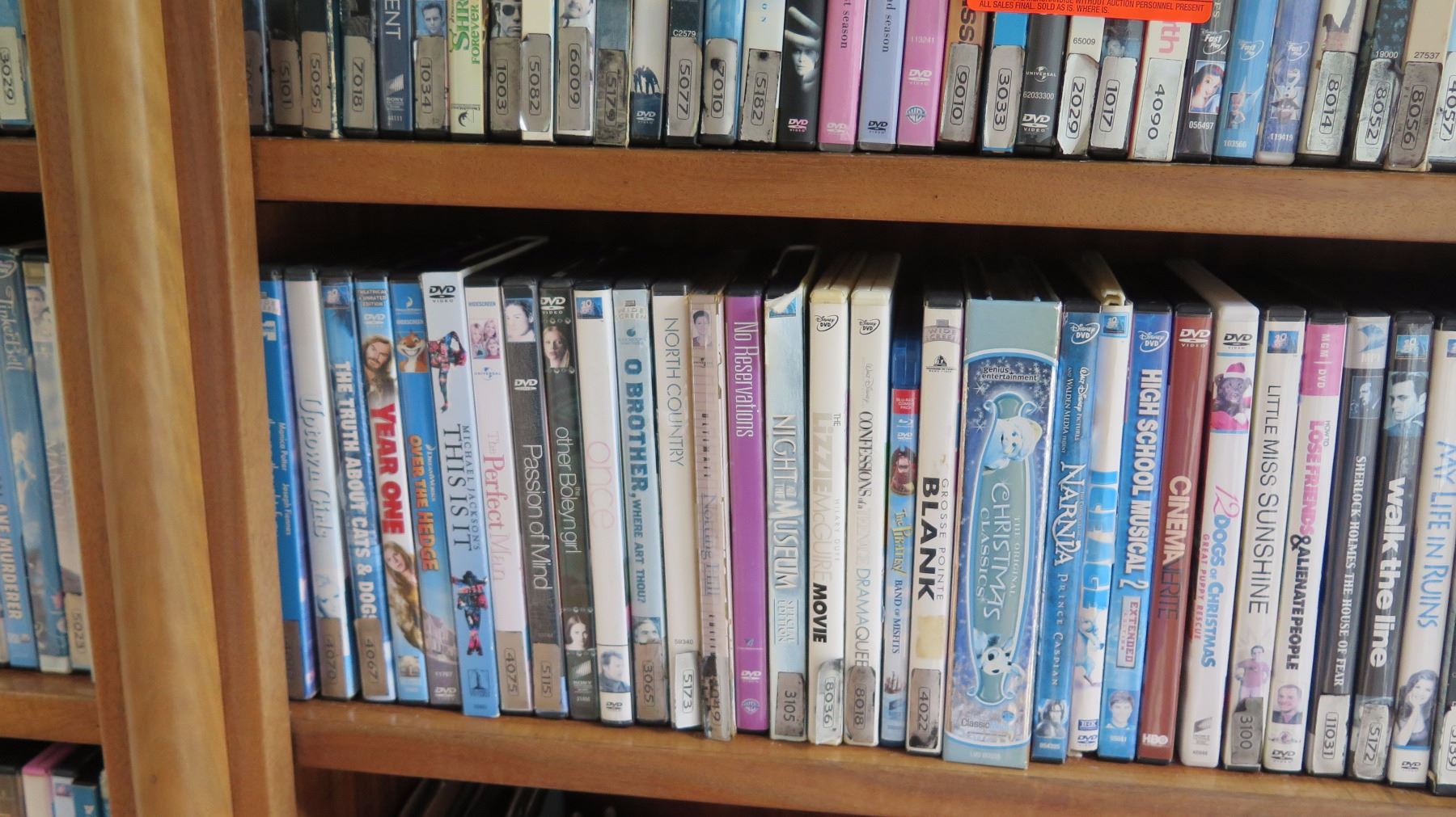 Huge Collection of DVD Movies - In Movie Library