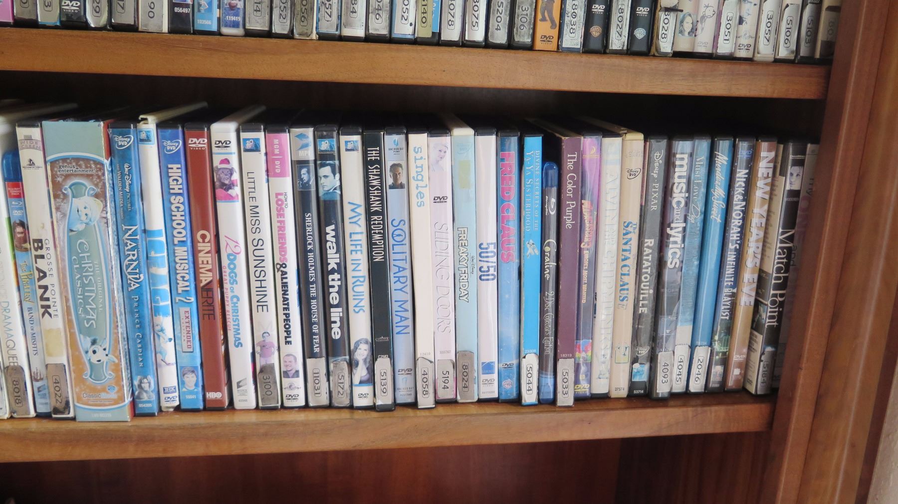 Huge Collection of DVD Movies - In Movie Library