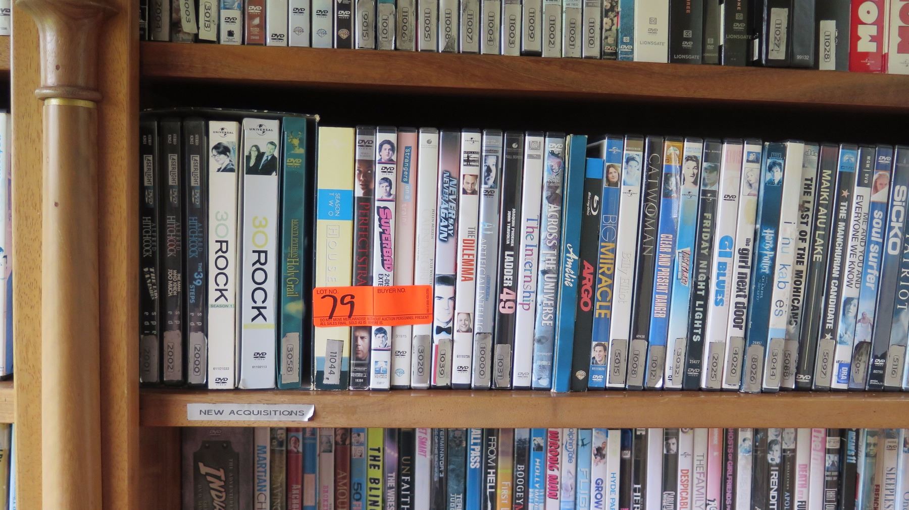 Huge Collection of DVD Movies - In Movie Library
