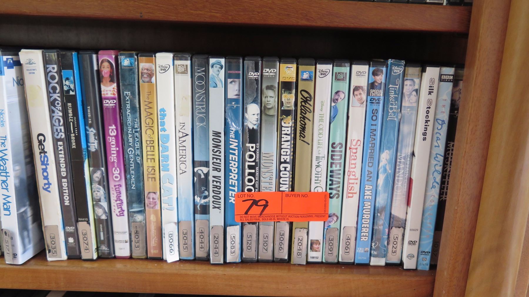 Huge Collection of DVD Movies - In Movie Library