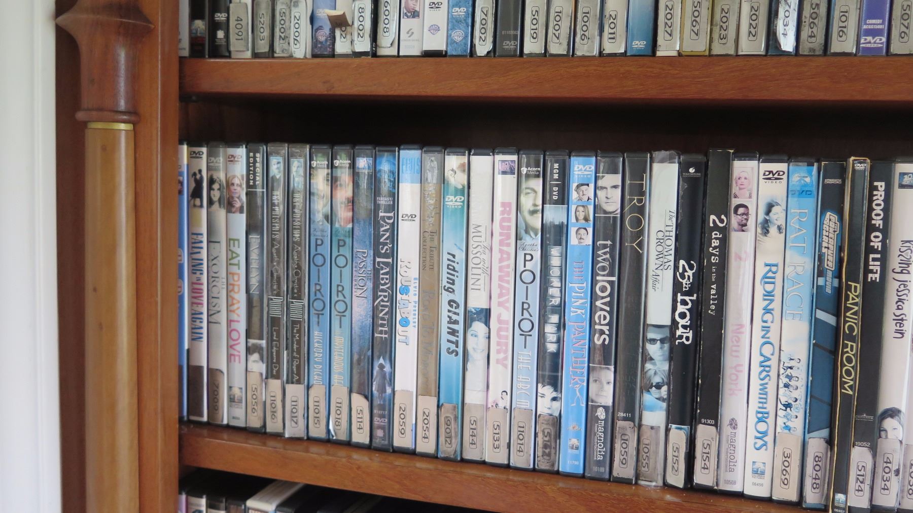 Huge Collection of DVD Movies - In Movie Library