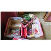 Image 2 : Qty 3 Containers Christmas Decorations: Garlands, Ribbons, Tree Ornaments