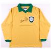 Image 1 : PELE SIGNED TEAM BRAZIL SOCCER JERSEY WITH COA
