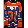 Image 1 : GRANT FUHR SIGNED EDMONTON OILERS JERSEY W COA