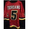 Image 1 : MARK GIORDANO SIGNED CALGARY FLAMES JERSEY WITH COA