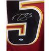 Image 2 : MARK GIORDANO SIGNED CALGARY FLAMES JERSEY WITH COA