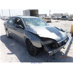 2007 - CHEVROLET MALIBU // REBUILT SALVAGE