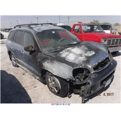 2003 - HYUNDAI SANTA FE // NON REPAIRABLE