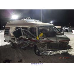 1990 - DODGE B250 RAM VAN // NON REPAIRABLE