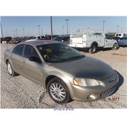 2002 - CHRYSLER SEBRING