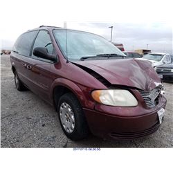2001 - CHRYSLER TOWN AND COUNTRY