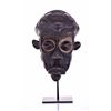 Exceptional African Lulua Wood Mask, Congo. Heavil