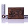 Image 3 : An Exquisite Carved Wood Plaque of the Lion of Luc