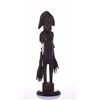 African Bamana Standing Female Wood Figure With Tw
