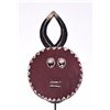 African Baule Goli mask carved in wood. Heavily Da