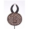 African Baule Goli mask carved in wood. Heavily Da