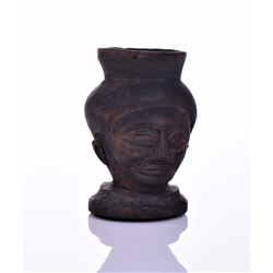 African Kuba Cup, Congo, Wood Carving. Provenance: