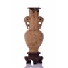Image 1 : A Fine Vintage Chinese Stone Carved Elephant Vase.