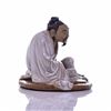 Image 3 : Vintage Chinese Shiwan Kiln Pottery Figure of a Se