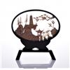 Image 2 : Chinese Handmade Cork Carving of a serene landscap