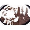 Image 3 : Chinese Handmade Cork Carving of a serene landscap
