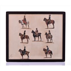 Edmond Detaille (1848 - 1912) Original gouache pai