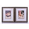 Image 1 : Joseph Malay a pair of wood cut prints 1920s. Extr
