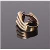 Image 3 : 14k Gold Ring With Onyx And Diamonds. Weight: 0.31